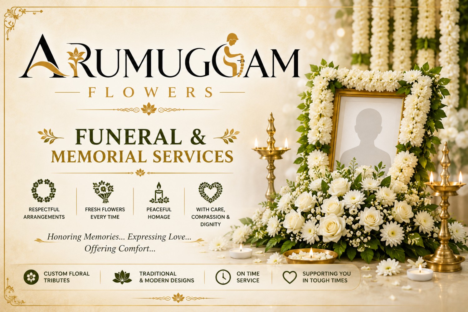 Memorial floral tribute