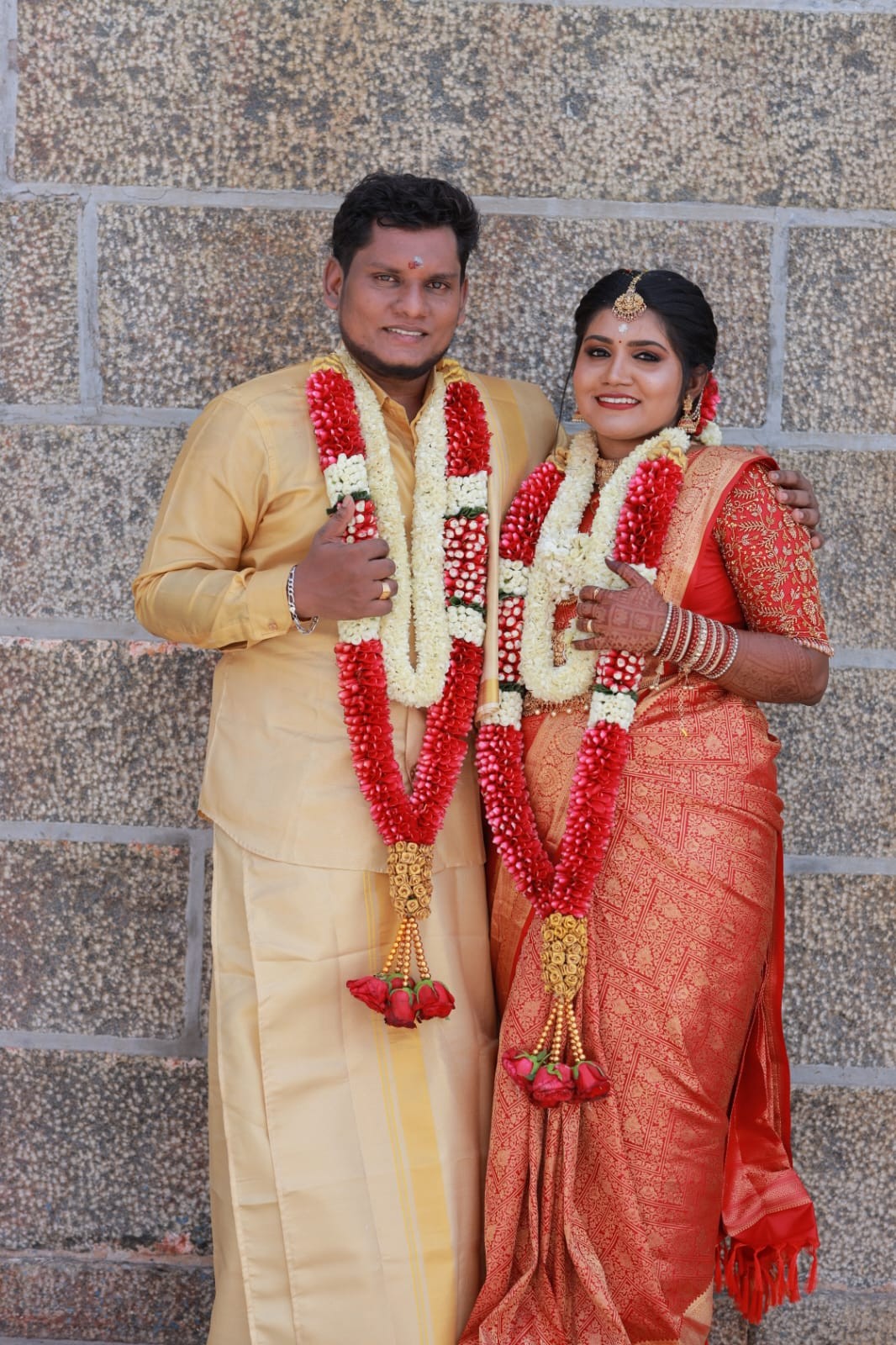 Wedding flower garland and decor