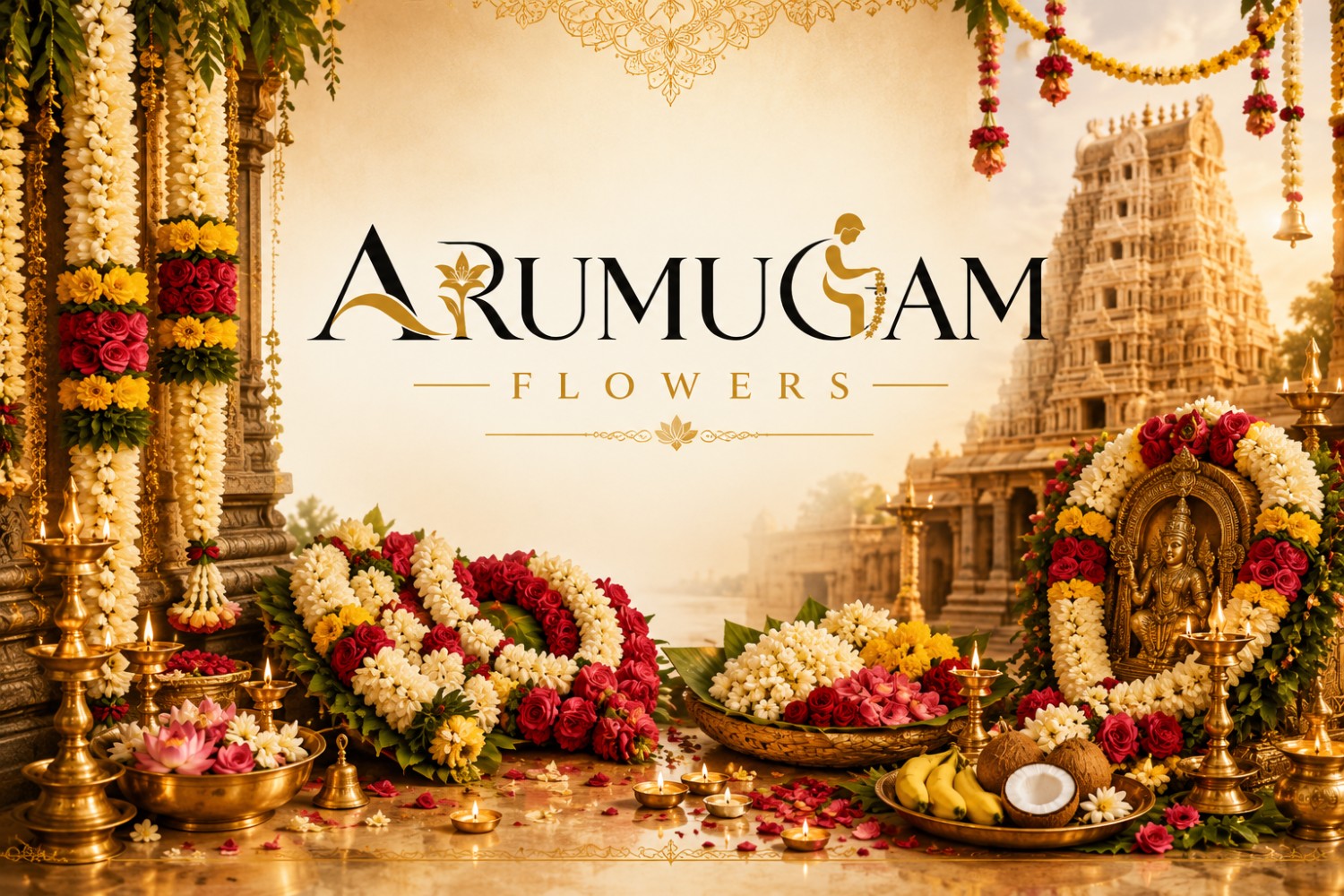 Temple and pooja flower service