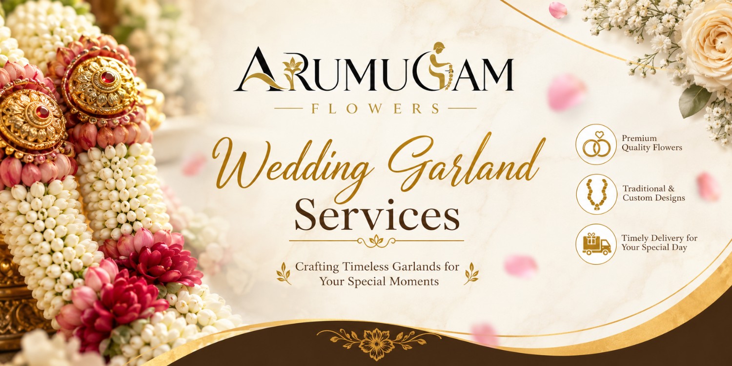 Wedding garland and floral decoration service